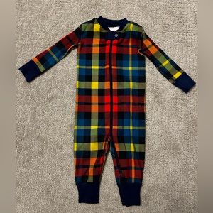 Hanna Andersson plaid infant pajamas (size 6-12 mo)